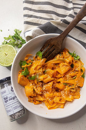 Ensalada de zanahoria con sal de ajo negro