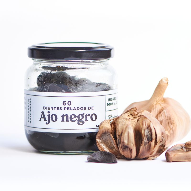 Black garlic x 60 cloves 140 gr