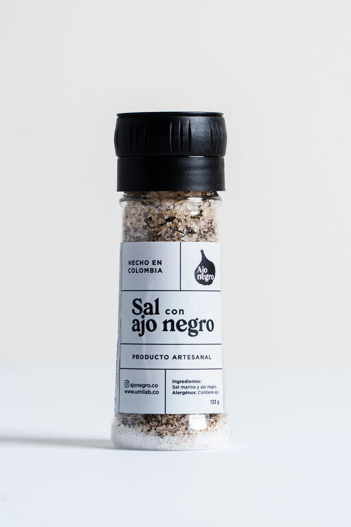Sal con ajo negro 110 gr - Umi Lab - Ajo negro