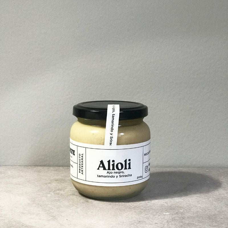 Aioli with black garlic, tamarind and Sriracha 200 gr