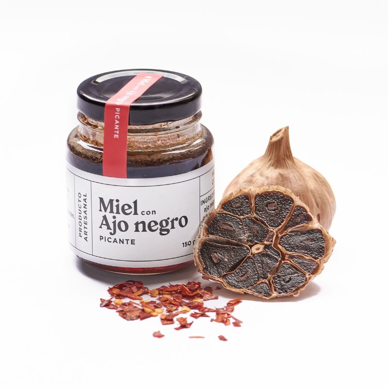 Miel con ajo negro picante 130 gr