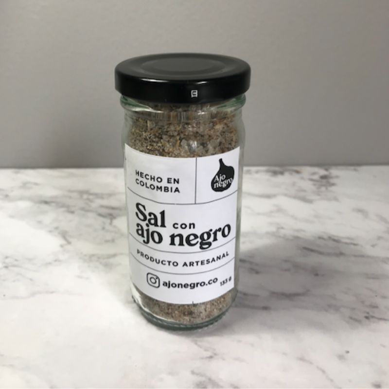 Salt with black garlic 133 gr